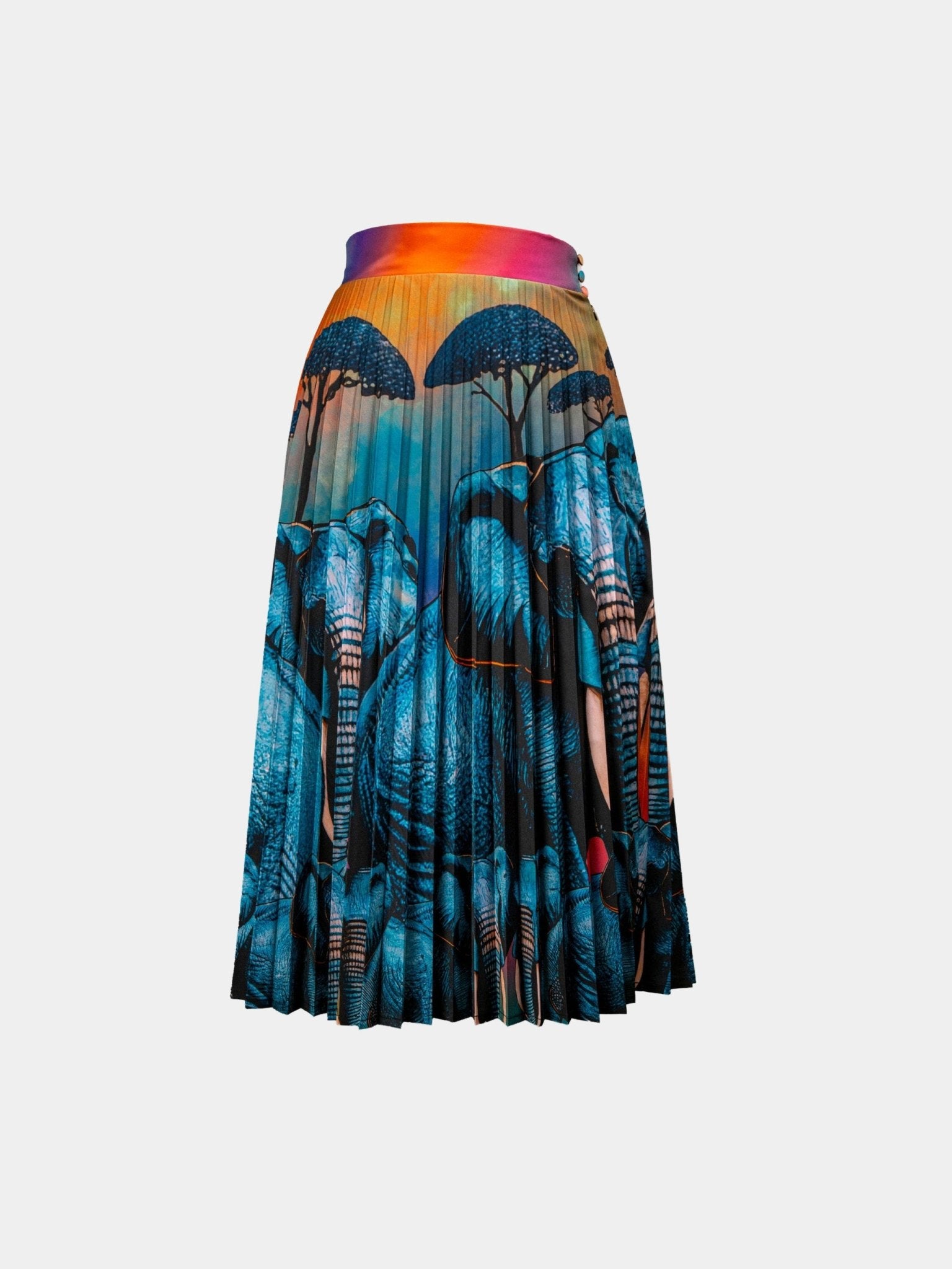 Gert - Johan Coetzee Elephant Pleated skirt - Gert - Johan Coetzee