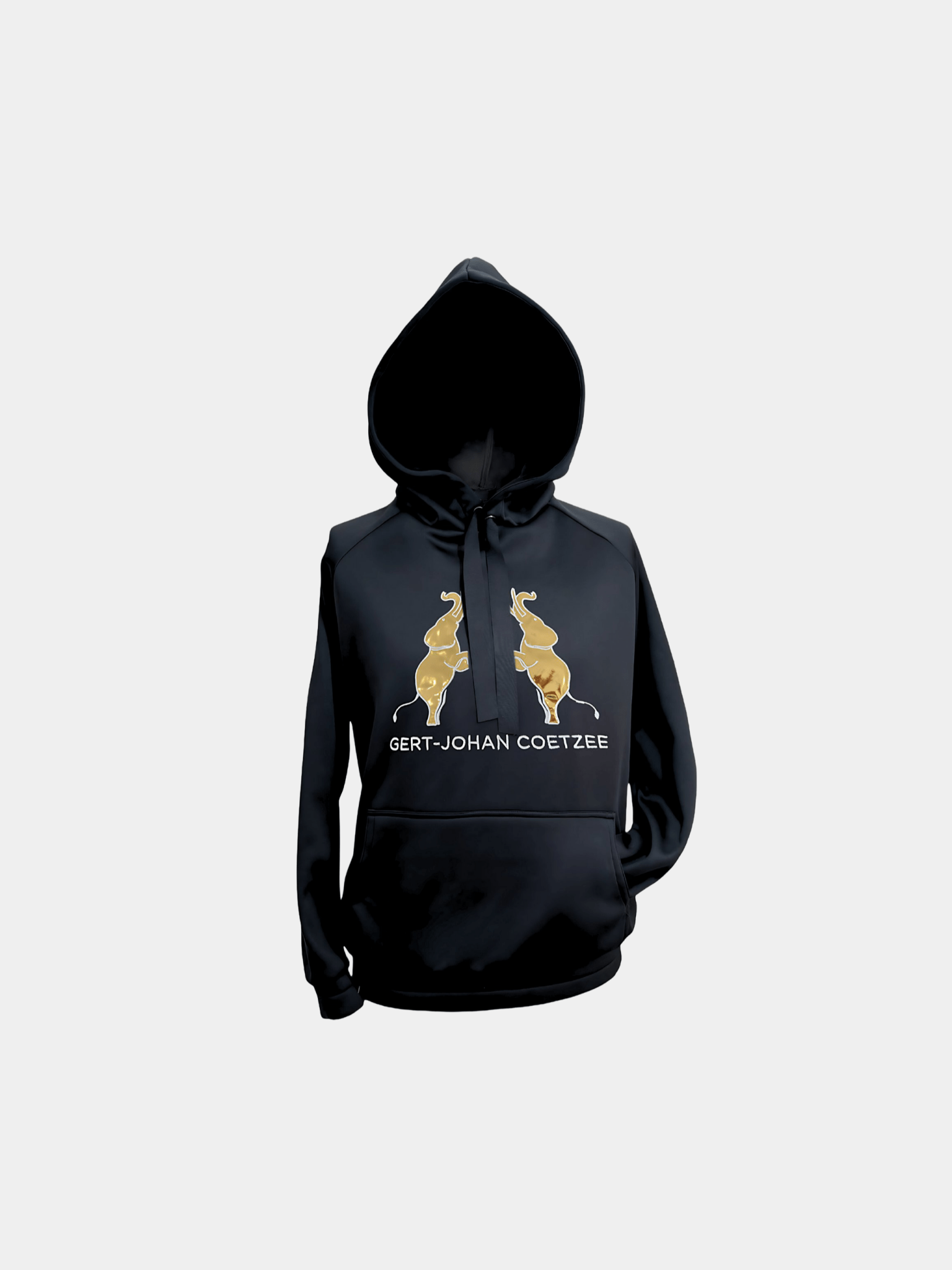 Gert - Johan Coetzee metallic gold elephant hoodie - Gert - Johan Coetzee