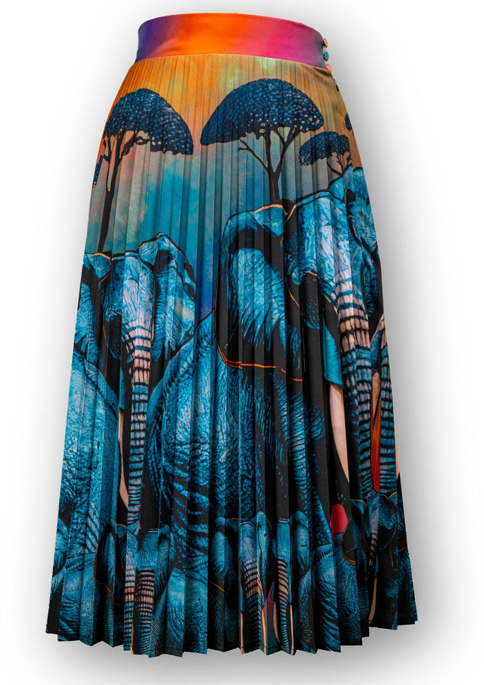 Gert-John Coetzee elephant pleated skirt