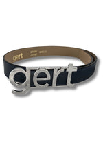 Gert Leather Belt - Silver