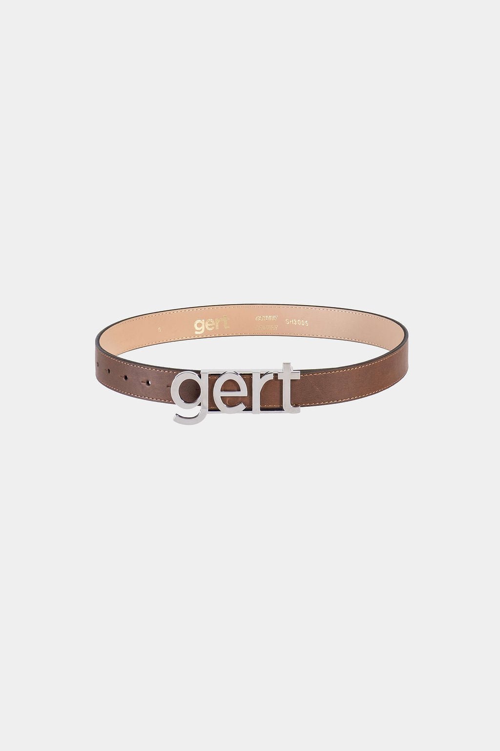 Gert Leather Belt - Silver Buckle - Gert - Johan Coetzee