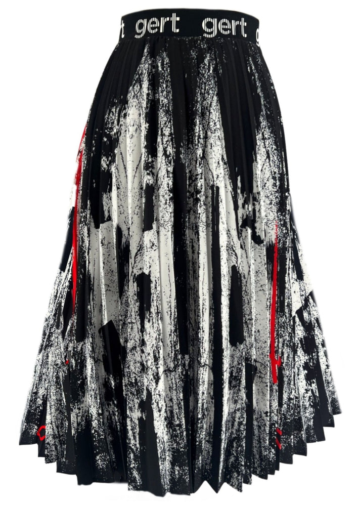 Gert Painted Pleated Skirt - Gert - Johan Coetzee