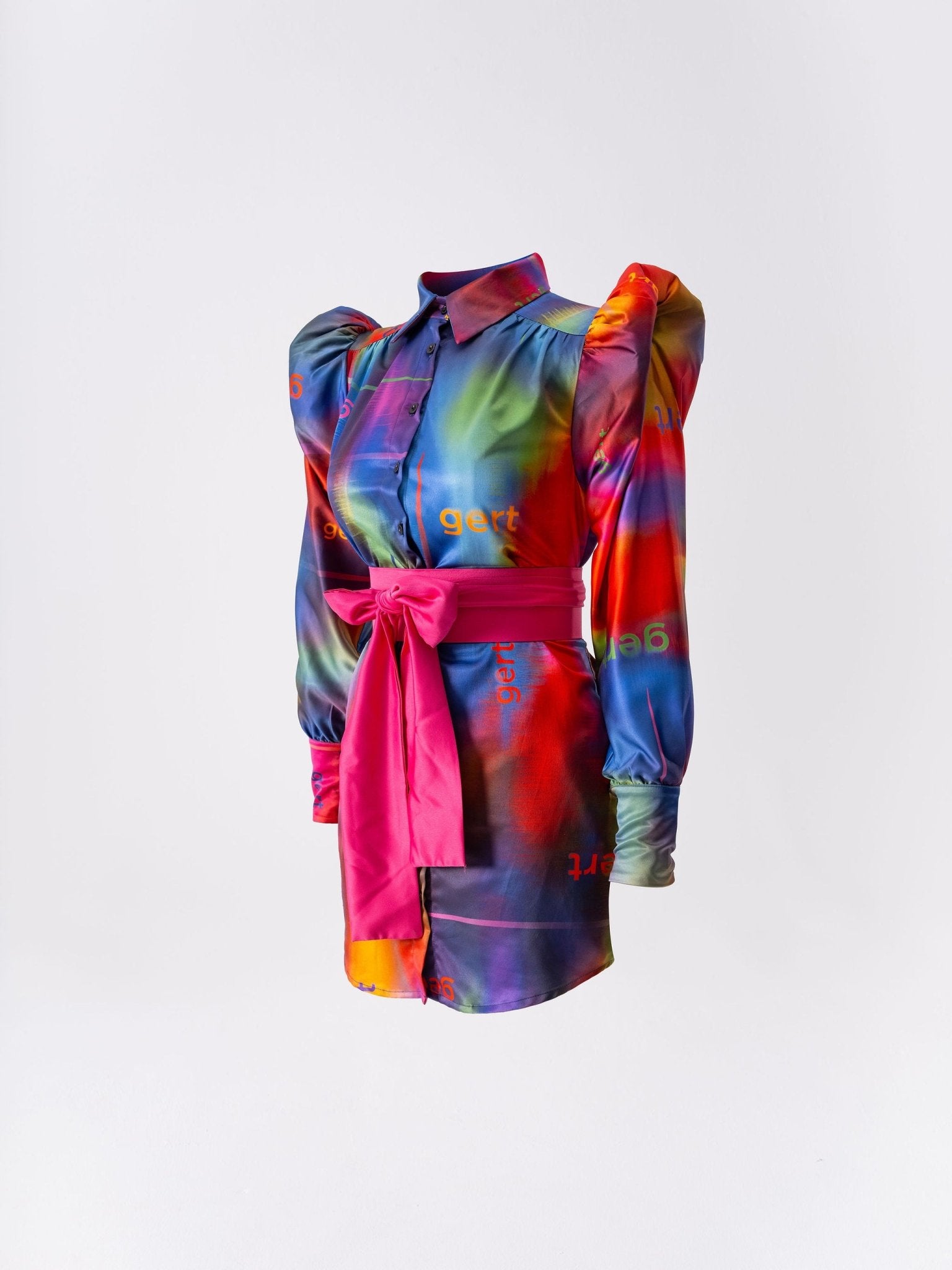 Gert Puff Sleeve Shirt Dress - Gert - Johan Coetzee