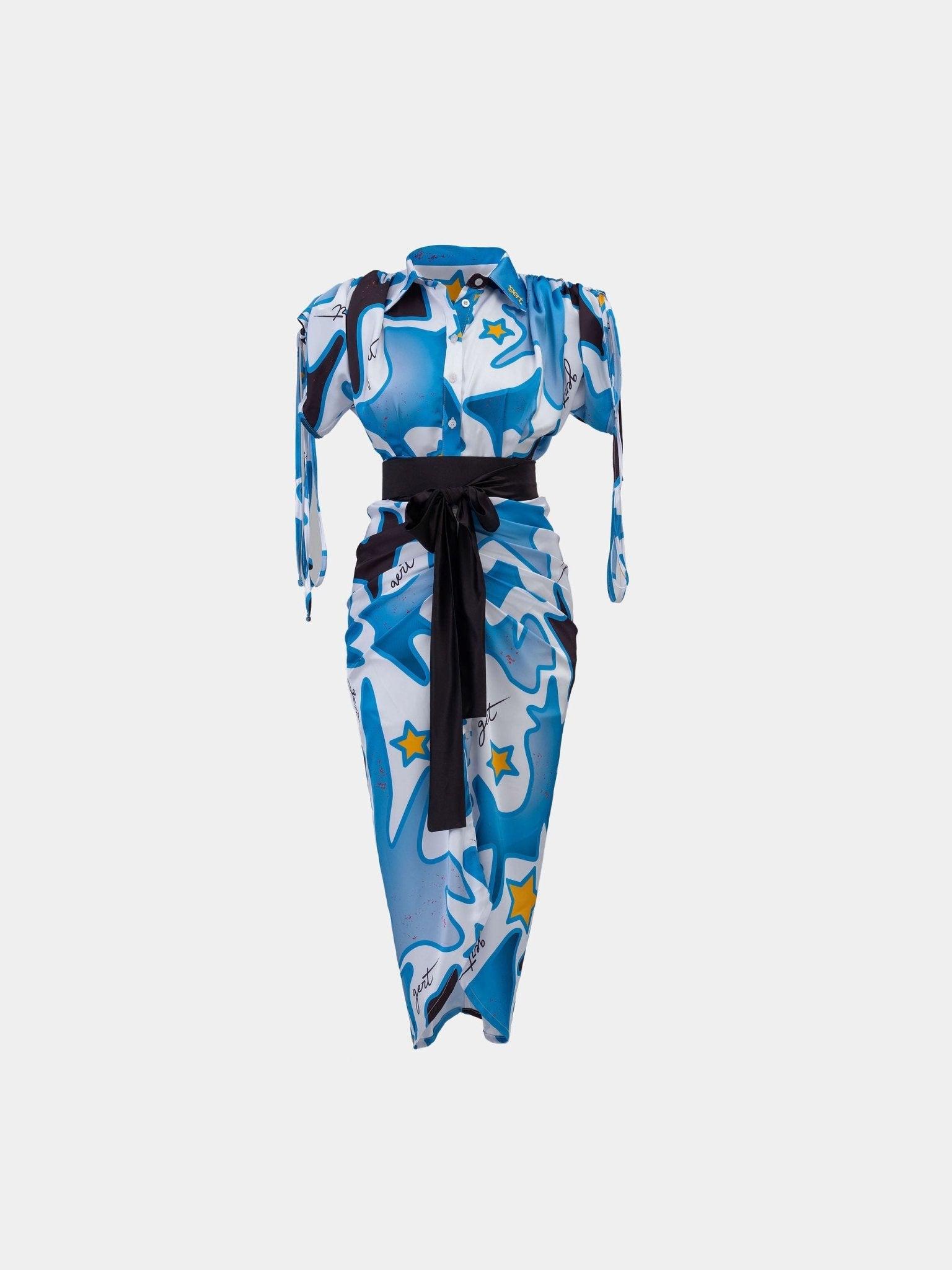 Gert Ruched Shirt Dress - Gert - Johan Coetzee