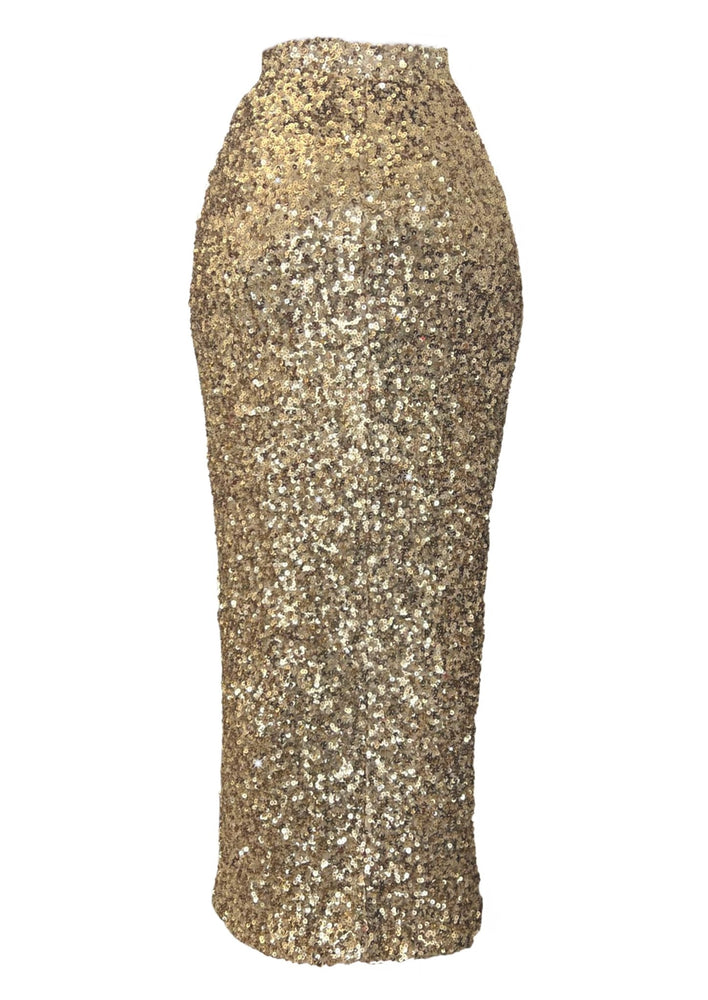 Gold Sequin Skirt - Gert - Johan Coetzee