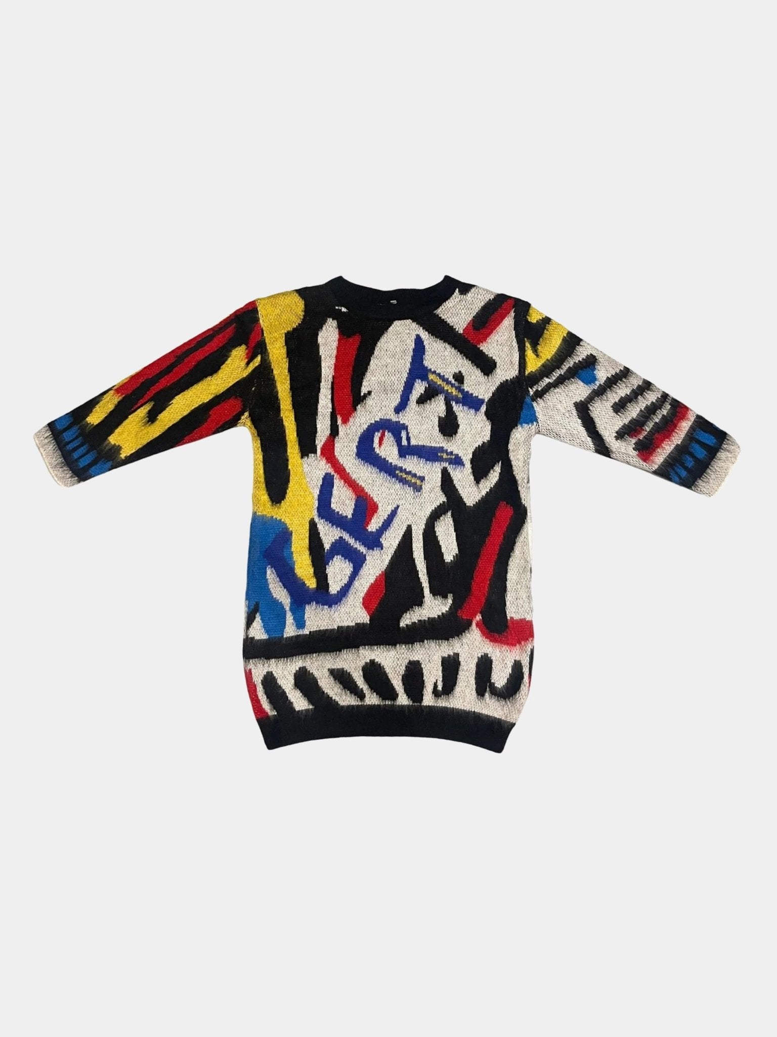 Graffiti Oversized Sweater Dress - Gert - Johan Coetzee
