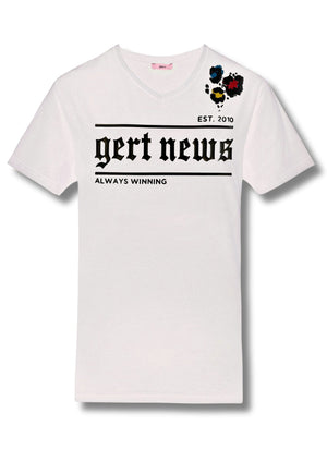 Ivory gert news T-shirt - Gert - Johan Coetzee