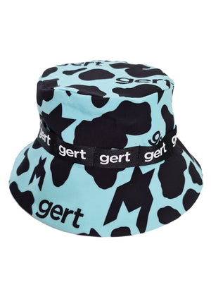 Kraal Couture Bucket Hat - Milk Bottle Blue - Gert - Johan Coetzee