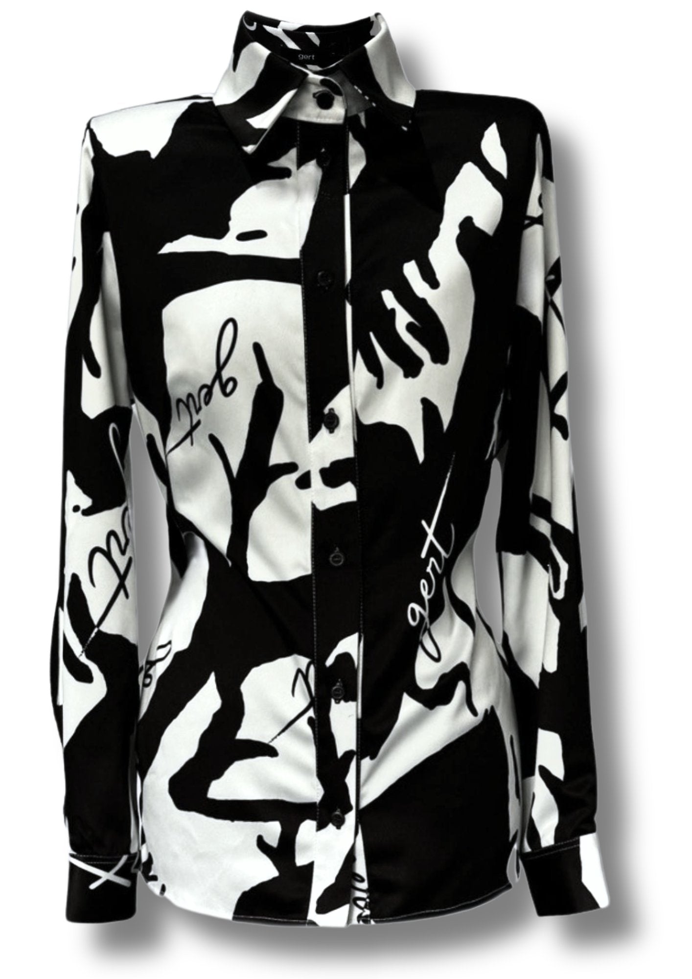 Marble Satin Blouse - Gert - Johan Coetzee
