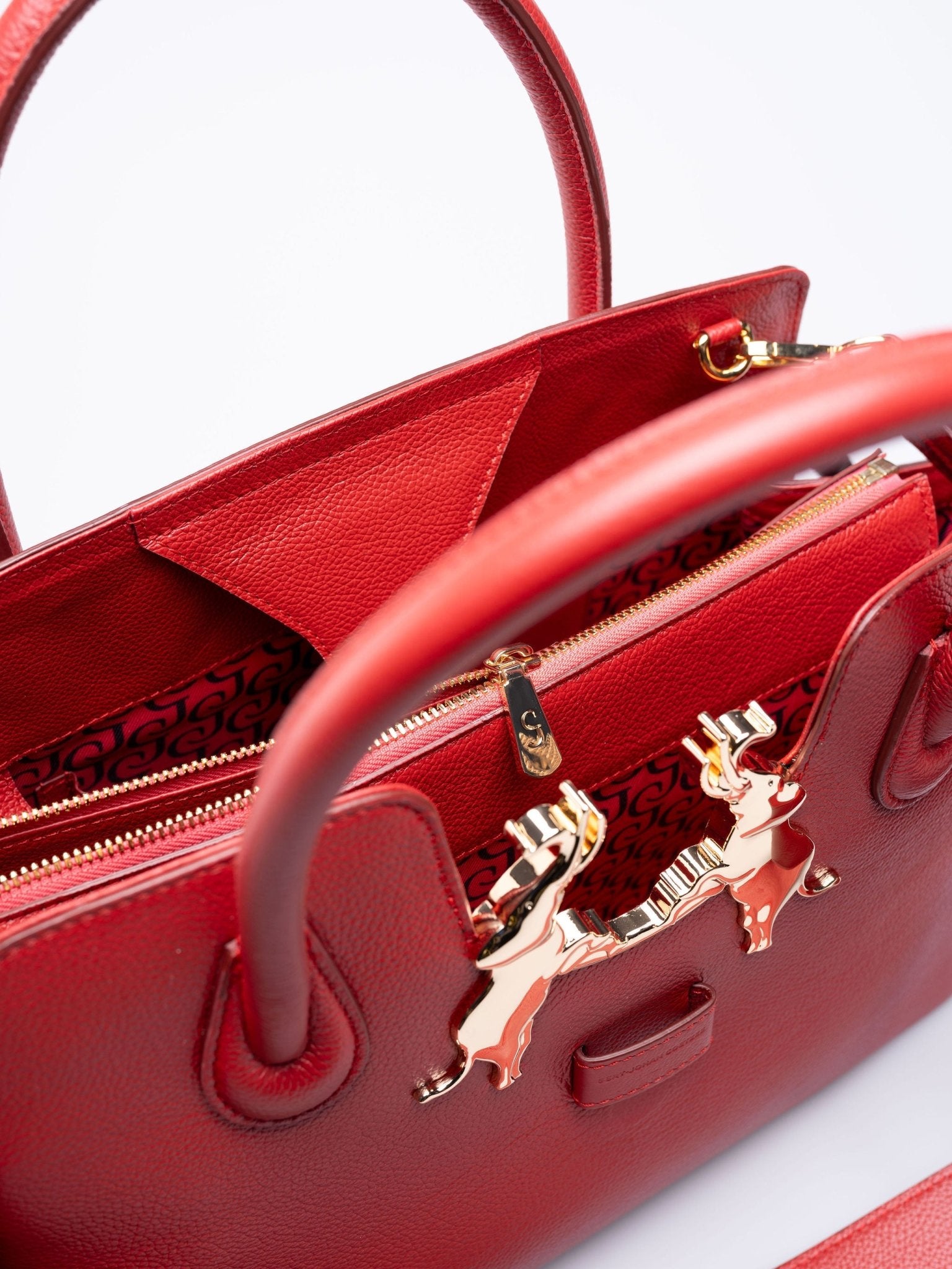 Mini Ndlovu Bag - Red - Gert - Johan Coetzee