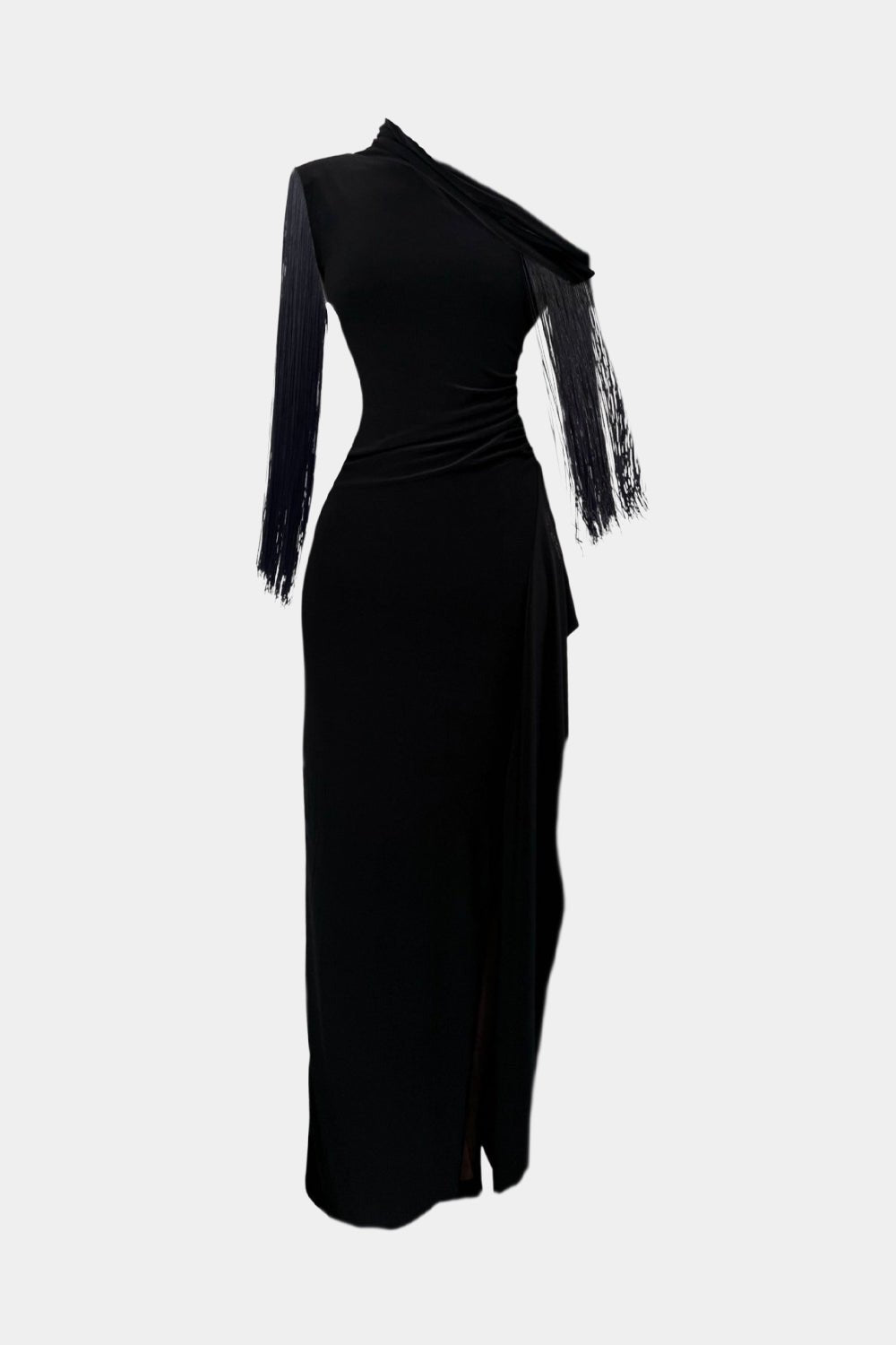 Off Shoulder Drape Dress - Black - Gert - Johan Coetzee