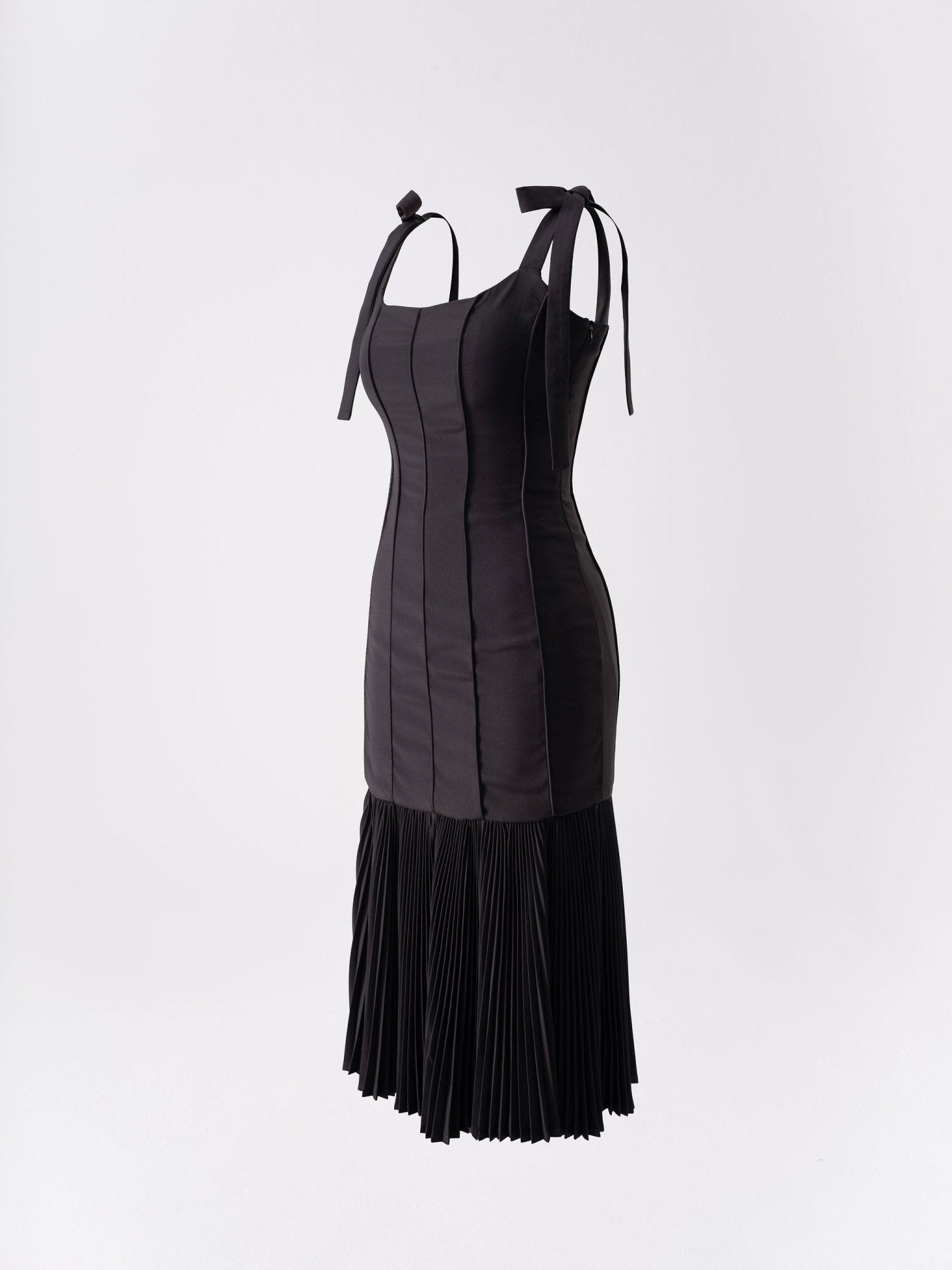 Pleated Lace Up Bodycon - Gert - Johan Coetzee