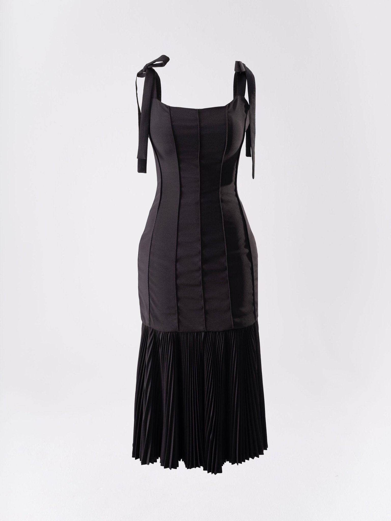 Pleated Lace Up Bodycon - Gert - Johan Coetzee