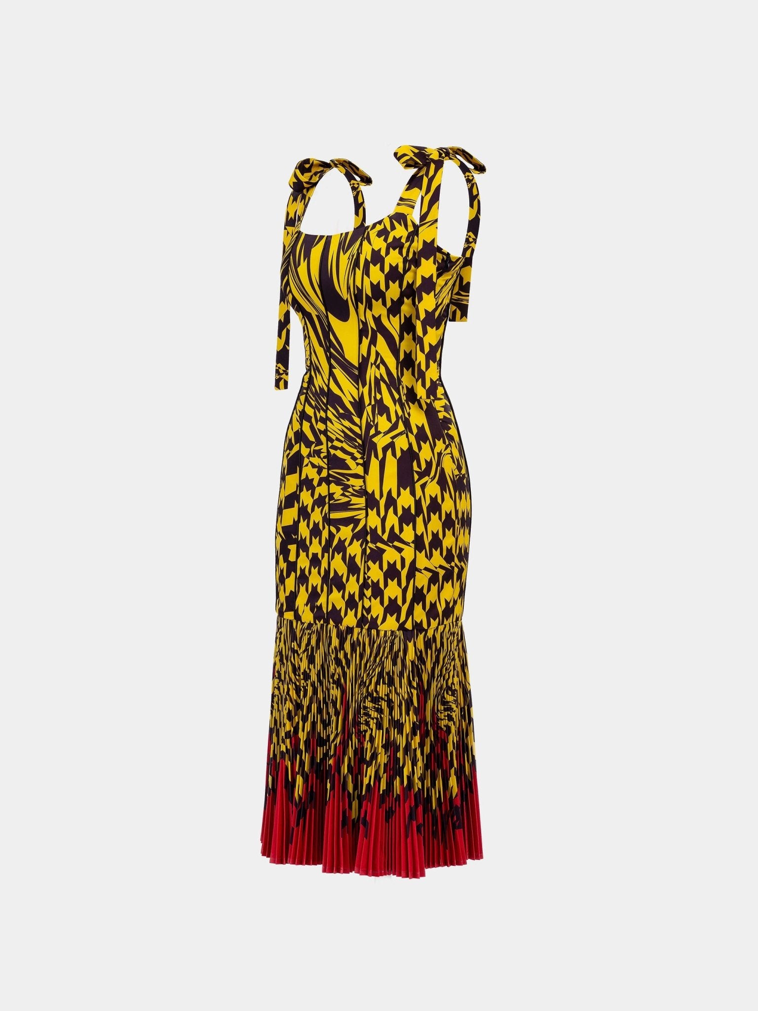 Pleated Lace Up Bodycon - Gert - Johan Coetzee