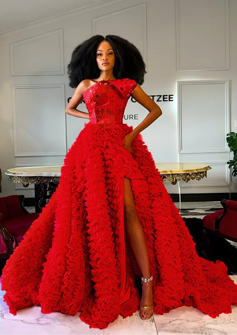 Ruffle tulle Gert - Johan Coetzee gown - Gert - Johan Coetzee