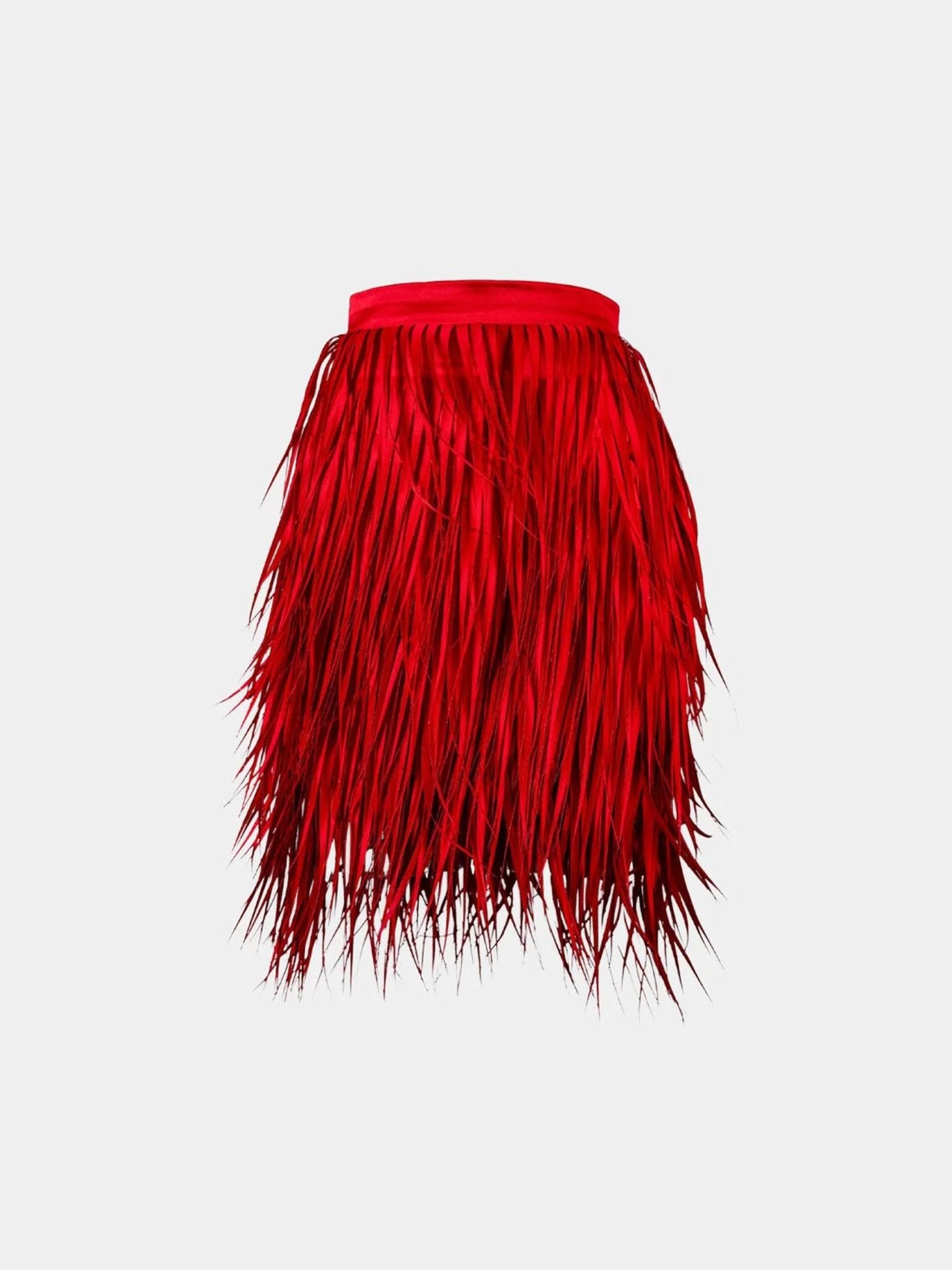 Satin "grass" skirt - Short - Gert - Johan Coetzee
