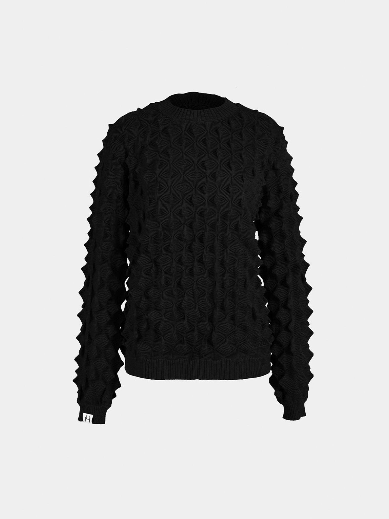 Spiked Sweater - Black - Gert - Johan Coetzee