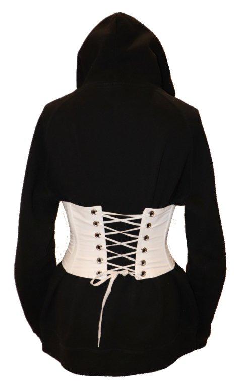 Wasp Waist Corset - White - Gert - Johan Coetzee