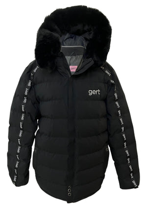 Black Oversized Puffy Jacket