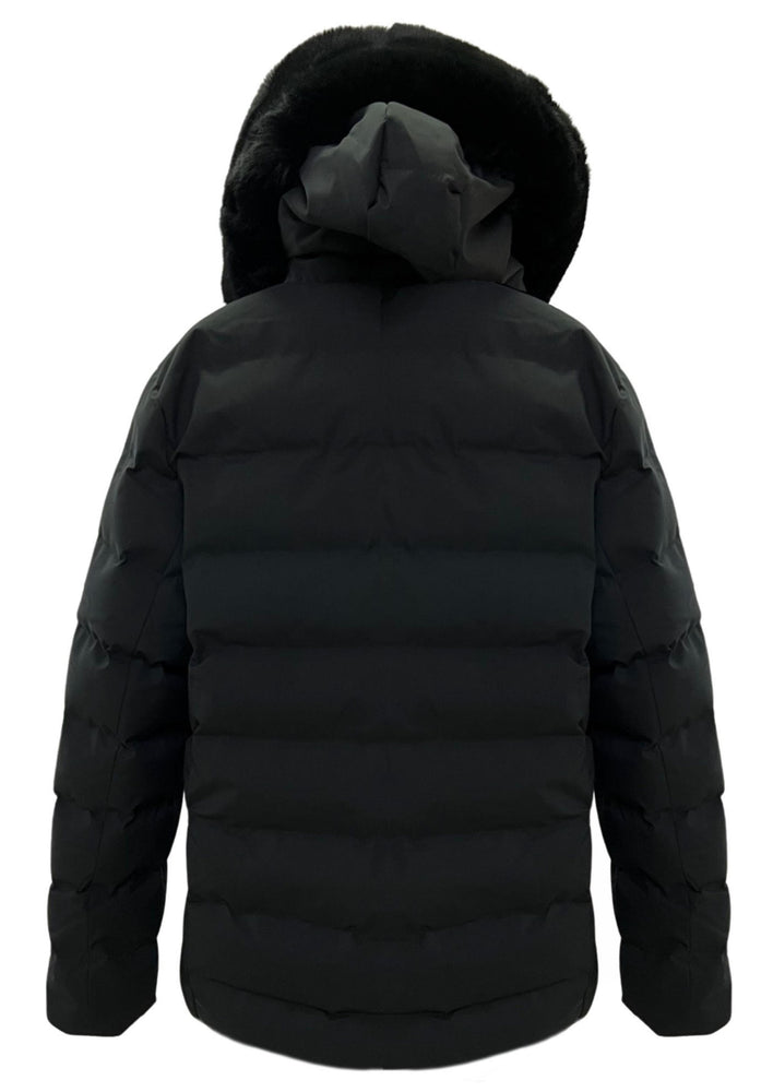 Black Oversized Puffy Jacket
