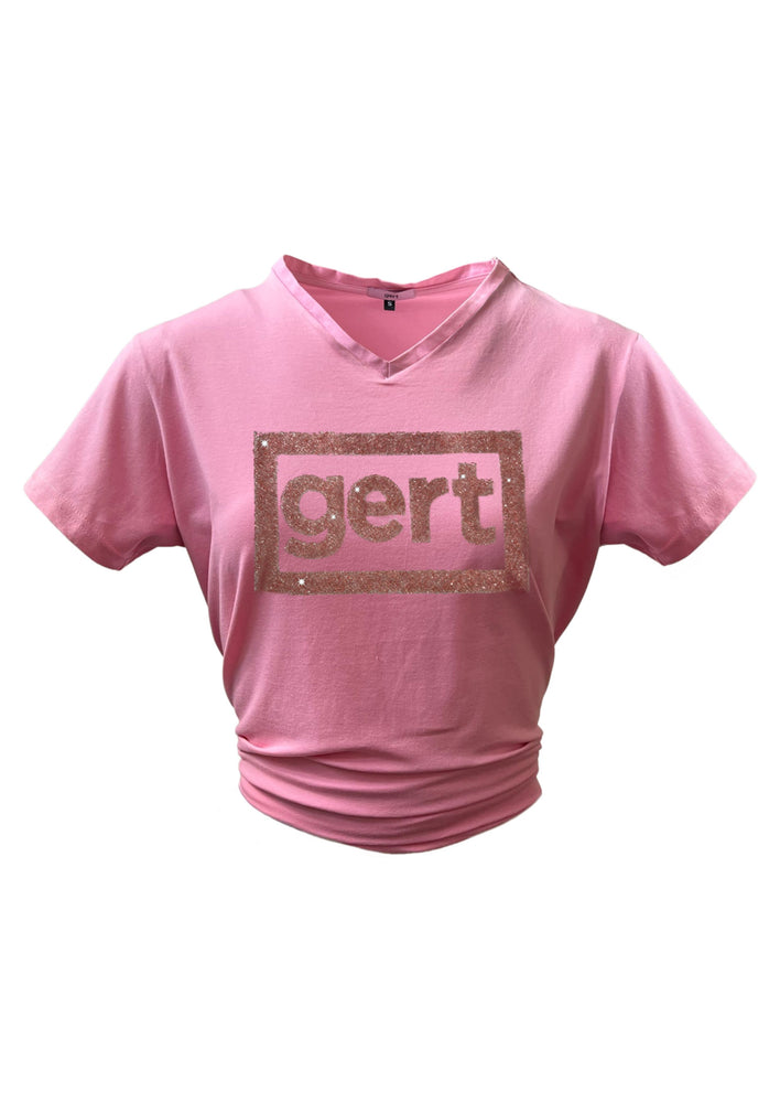 Gert Pink Crystallised T-Shirt