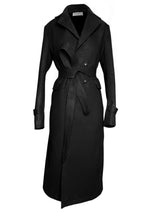 Black Melton Coat *Pre-Order*