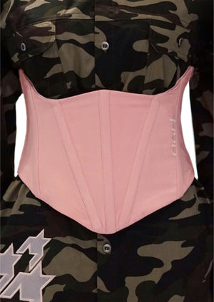 Wasp Waist Corset - Dusty Pink